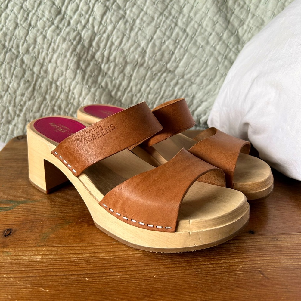 Swedish Hasbeens slide sandal, 39